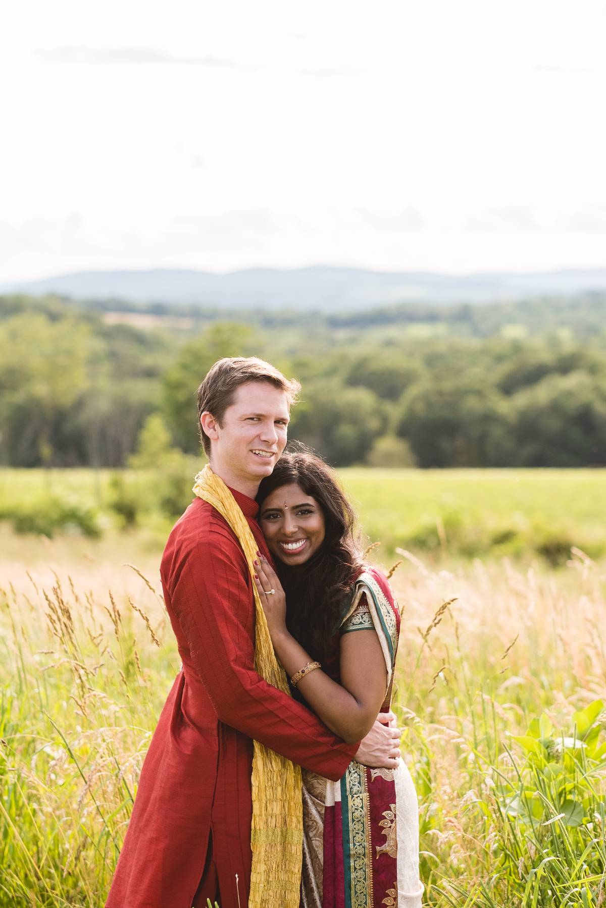 Thejal & Preston Connecticut Vineyard Engagement Live Lovely