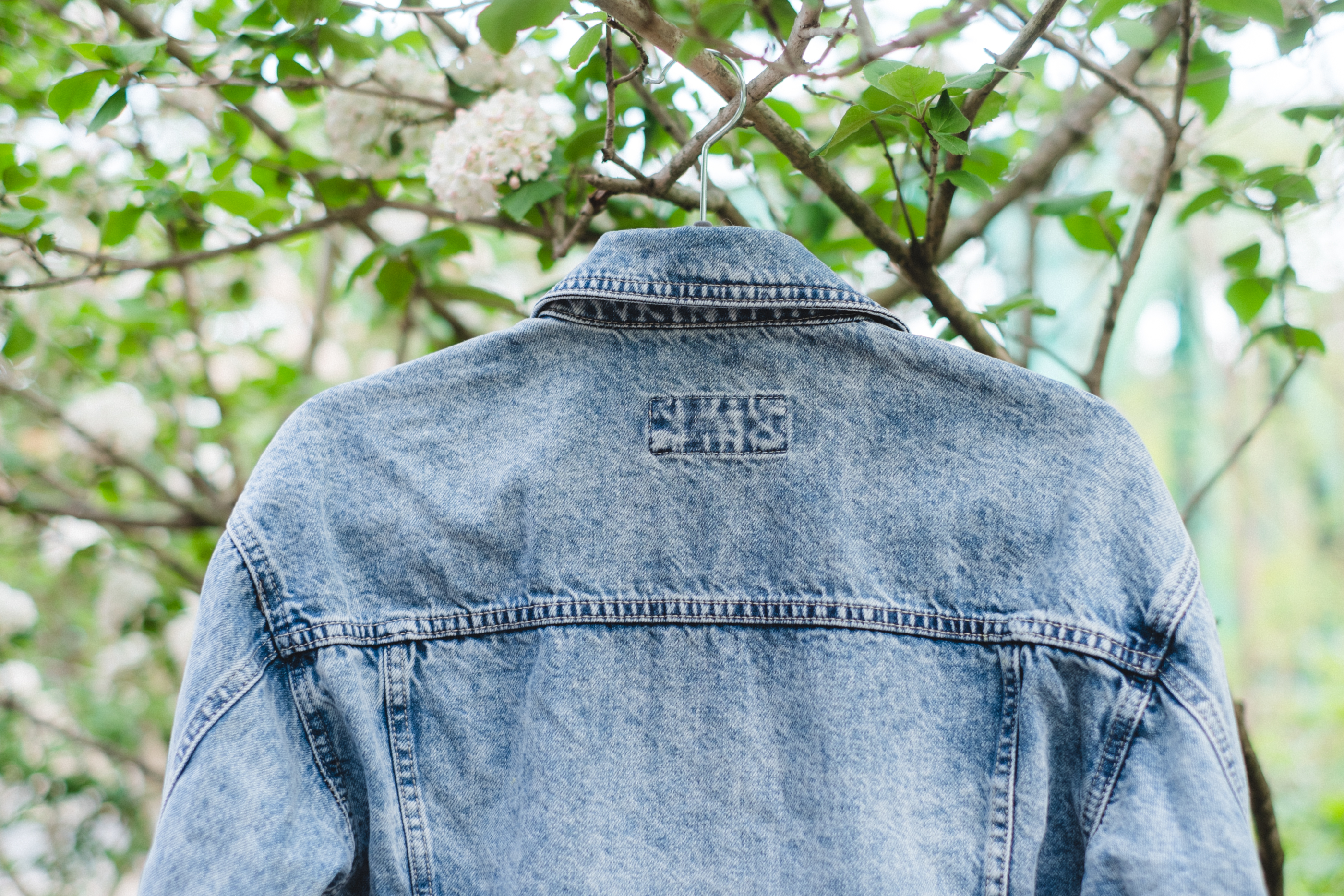 Decorating Your Own Vintage Denim Jacket | Live Lovely DIY - Live