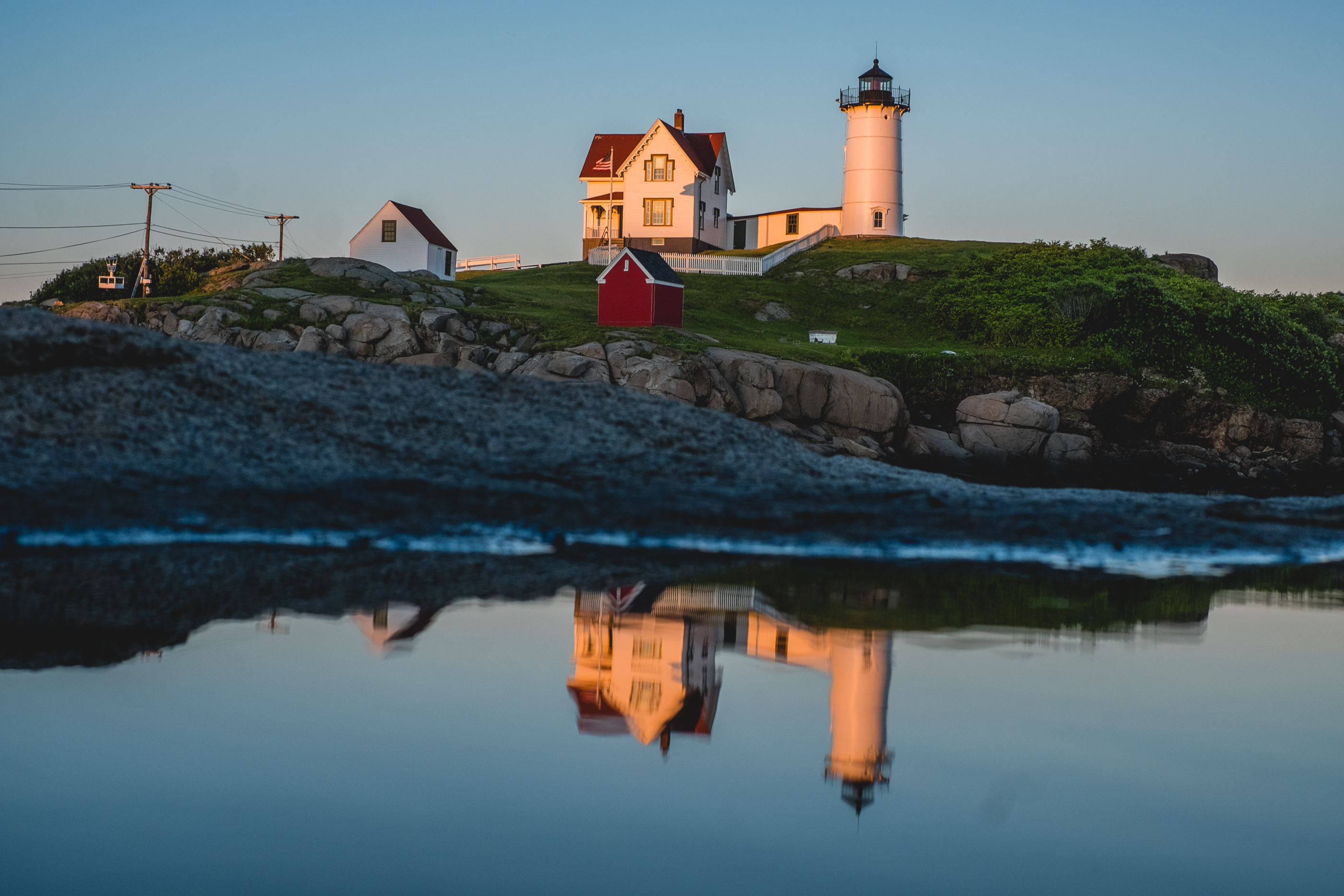 Sunset At The Nubble Lighthouse | York, ME » Live Lovely Photography