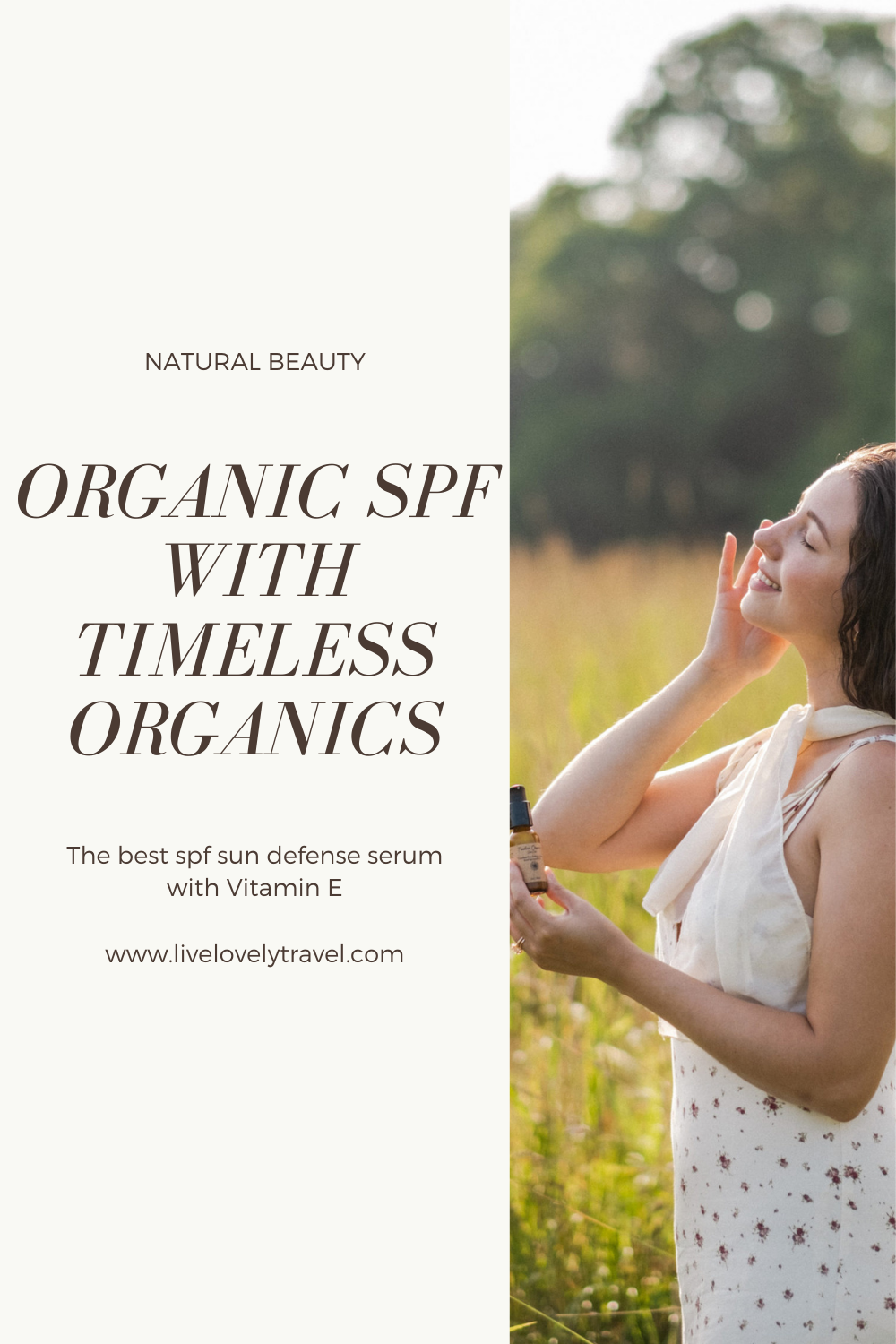 Timeless Sunscreen Organic SPF With Timeless Organics |Timeless Sun defense - Live Lovely ...