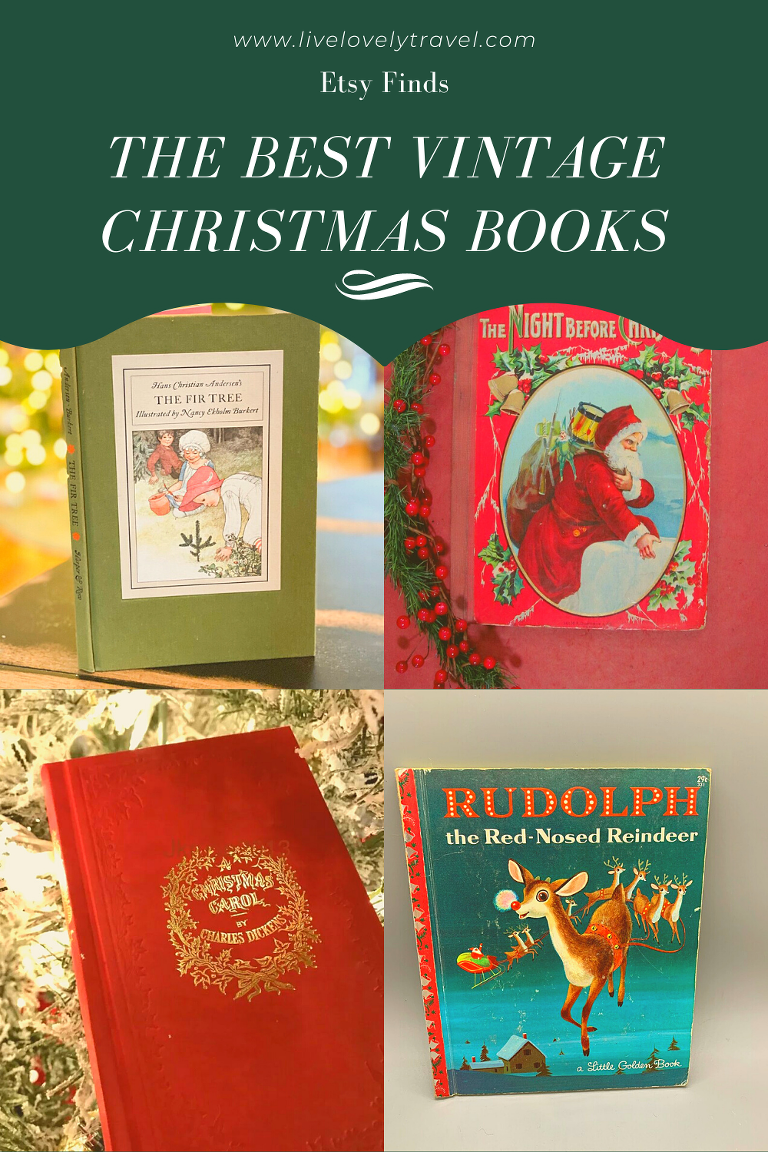 Vintage Christmas Book Finds From Etsy - Live Lovely Photography